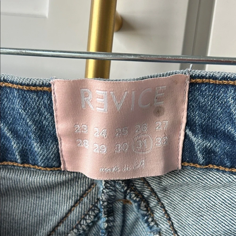 REVICE Star Patch Light Blue Denim Jeans - Picture 2 of 4